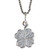 Sterling Silver 4 leaf Clover Pendant, 1/2 inch Tall