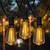 Newpow Outdoor String Lights 48ft with 23+2 Spare LED Filament Bulbs Dimmable Shatterproof Waterproof, for Indoor/Outdoor Decoration and Lighting, Edison Vintage Style Warm 2200K