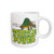 3dRose Turtle Power Cute Turtle Cartoon Ceramic Mug, 15-Ounce
