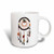 3dRose"Musical Themes Of Notes, Treble Clef, Pastel Colors And Flutes" Mug, 15 oz, NULL