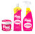 Stardrops - The Pink Stuff - The Miracle Cleaning Paste, Multi-Purpose Spray, And Cream Cleaner 3-Pack Bundle (1 Cleaning Paste, 1 Multi-Purpose Spray, 1 Cream Cleaner)