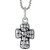 Sterling Silver St Johns Cross Charm, 1/2 inch Tall