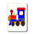 3dRose LLC lsp_25419_1 Cute Train Red Blue Yellow, Single Toggle Switch