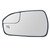 Left Driver Side Heated Mirror Glass Replacement For 2013-2020 Ford Fusion - For Ford Fusion Driver Mirror Glass With Rear Holder, Replace DS7Z17K707F