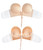 BRABIC Plunge Sticky Push Up Bra Backless Strapless Adhesive Invisible Bra for Backless Dress (as1, Alpha, xx_l, Regular, Regular, Beige)