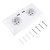 VTOSEN Multi Functional EU Plug Wall Power Outlet Socket with Dual USB Port - USB Wall Socket, USB Wall Outlet, USB EU Wall Socket, Power Outlet Socket