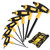 Topline 7-PC Metric T-Handle Allen Wrench Set, Long Arm T-Handle Hex Key Set with Storage Box, Portable Allen Key Set for Basic Home Repair and Mechanical Maintenance