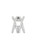 iJewelry2 Sterling Silver Double X Clear CZ Ear Cuff