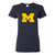 LS02 - Michigan Wolverines Primary Logo Womens T-Shirt - X-Large - Navy