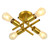 WILON Gold Flush Mount Ceiling Light Fixture 4-Light Semi Flush Mount Ceiling Light Fixture Farmhouse Lighting Modern Ceiling Lights for Bedroom Hallway Foyer Porch Entryway Kitchen Living Room