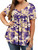 ROSELINLIN Womens Plus Size Short Sleeve Tunic Tops White Purple Henley Shirts Casual Summer Tops M ROSELINLIN Womens Plus Size Short Sleeve Tunic Tops White Purple Henley Shirts Casual Summer Tops M