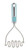 KitchenAid Gourmet Stainless Steel Wire Masher, Aqua Sky