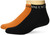 A|X ARMANI EXCHANGE Armani Exchange Men's Logo Ankle Socks, Ember Orange/Black, L/XL