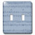 3dRose lsp_195683_2 Blue Sheet of Music - Double Toggle Switch