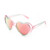 FEISEDY Polarized Heart Shaped Sunglasses Oversized Vintage Fashion Love Eyeglasses for Women UV400 B2337