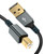 IALEGANT 20FT USB Printer Cable - High Speed Type A Male to B Male Scanner Cord Compatible with HP, Canon, Epson, Dell, Brother, Lexmark, Xerox, Samsung & Piano, DAC