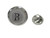 Kiola Designs Silver Toned Round Letter B Monogram Lapel Pin
