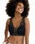 Niidor Women's Seamless Wireless Bra Deep V Neck Comfort Bra Lace Bralette Full-Coverage Wirefree Bra for Everyday Wear