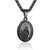 RS Black St Saint Jude Pendant Necklace for Men Boys Stainless Steel Religious St. Jude Thaddeus Medal Chain