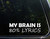 My Brain is 80% Song Lyrics -for Cars Funny Car Vinyl Bumper Sticker Window Decal | White | 8.75" inch