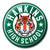 Stranger Things Hawkins High School Button (One Size) (Green/White/Orange)