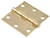 Hardware Essentials 852607 Residential Square Corner Door Hinges with Removable Pin Satin