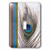 3dRose LSP_202271_1 Peacock Feather with Gold Trim Look Single Toggle Switch