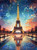 DIY 5D Diamond Art Painting Kit Cartoon Cross Stitch Diamond Art Painting Picture Kit Canvas Diamond Rhinestone Crystal Cross Stitch Embroidery Picture Adult Home Decor Wall Decor - Iron Tower
