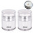 2Pcs Airless Pump Jar, Cream Jar Vacuum Bottle Portable Lotion Dispenser, Empty Refillable Travel Face Cream Lotion Container Pot for Makeup,Essence,Moisturizer,Eye Cream (Size : 30ml)