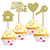 24 PCS Cupcake Toppers, Housewarming Cupcake Toppers Housewarming Cupcake Picks Home Sweet Home Cupcake Toppers Housewarming Cupcake House Warming Party Decorations Set for New Home Party Decorations