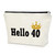 40th Birthday Gifts for Women 40 Year Old Gift Makeup Bag Mom Gifts from Daughters Best Friend Birthday Gifts Cosmetic Bag Turning 40 Gifts for Wife Sister Bestie Cosmetic Travel Pouch