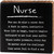 Primitives By Kathy 112125 Nurse Block Sign, 4-inch Square