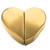 Dioche Empty Perfume Atomizer Bottle,Travel 25ml Heart Shaped Refillable Perfume Atomizer Bottle Empty Pump Sprayer, Travel Mini Perfume Refillable Atomizer Container (Gold)