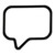 Speech Bubble Square Cookie Cutter with Easy to Push Design (4 inch)