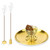 5 in 1 Incense Burner,Palo Santo Holder,Sage Holder,5.5 Inch Brass Incense Holder, for Incense Sticks/Coil Incense/Incense Cones,Metal Gourd-Shaped Ash Catcher for Meditation Yoga Room