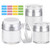 3pcs Airless Pump Jar, Refillable Cream Jar Vacuum Bottle with Cosmetic Container for Thick Moisturizer, Skincare Cream, Travel Lotion Container (0.5oz /1oz /1.7oz?3PCS?)