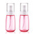 Fine Mist Spray Bottles TSA Approved Travel Bottles 2oz/60ml 2 Pack Travel Spray Bottle Refillable Cosmetic Leak Proof Spray Bottle for Hair Perfumes Skincare Water Face Toner Travel Acccessories (2Pink)