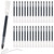 EOOUT 30pcs Rolling Ball Pens Quick-Drying Ink 0.5 mm Extra Fine Point Pens Liquid Ink Pen Rollerball Pens (Black Ink)