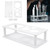 Bartender Kit Stand Detachable Space Saving Odorless Multipurpose Plastic Bartending Tool Holder for Bar Home White(Small)