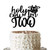 Holy Cow I'm Two Cake Topper Black Glitter, Cow Cake Topper, Holy Cow I'm Two Birthday Decorations, 2nd Birthday Decorations, Cow 2 Cake Topper, Cow Themed Two Year Old Birthday Party Decorations