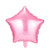 Light Pink Star Shape Foil Balloon, 10pcs Big Mylar Helium Balloons for Birthday Party Wedding Party Decoration 18 Inch