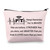MBMSO Physical Therapist Gifts PT Makeup Bag Physical Therapy Student Gifts PT Doctor Appreciation Gifts Cosmetic Pouch Travel Bag (PT bag pink)