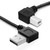CY USB 2.0 Type-A Male to Type-B Male Printer Scanner 90 Degree Left Angled Cable 100cm