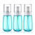 Cosywell Spray Bottle for Hair TSA Approved 2oz 60ml 3 Pack Leak Proof Travel Spray Bottle Empty Refillable Small Spray Bottles for Perfume Essential Oils Toners Rose Water Cosmetics (3Green)