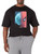 Marvel Big & Tall Dual Sides Men's Tops Short Sleeve Tee Shirt, Black, 5X-Large