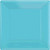 Amscan Caribbean Blue Square Paper Plates, 20 Ct. | Party Tableware