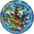 Unique Round Dinner Paper Plates - 9" | Teenage Mutant Ninja Turtles | 8 Pcs