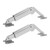 Aracombie Spring Lid Support Hinge, 2Pcs Left Right Lid Support Hardware Hinge for Box, Cabinet, Toybox(Red Bronze)