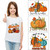 3Pcs Fall Iron on Decals Thanksgiving Iron on Patches, Autumn Pumpkin Iron on Transfers Vinyl Stickers Cute Pumpkin Designs Heat Transfers for T Shirt Pillow Cover Thanksgiving Decorations