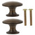 Happyyami 2pcs Handle Kitchen Cabinet Door Knobs Cabinet Hardware Door Pulls for Kitchen Cabinets Drawer Knobs Round Cabinet Knobs Cupboard Knobs Cupboard Door Handle Door Copper Handle